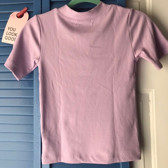 UO Rona Ribbed Knit Button-Down tee - Picture 5 of 6
